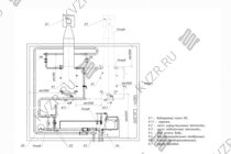 Схема подключения и монтажа водогрейного промышленного котла КВа 0,5