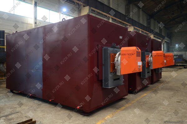 Мазутный котел КВГМ 3.5 МВт промышленный