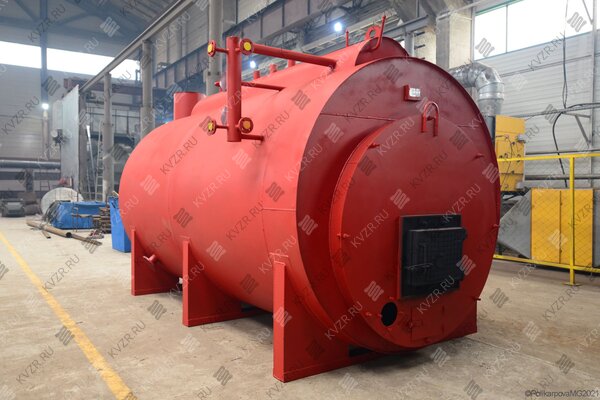 Промышленный парогенератор 1500 кг 130 С угольный