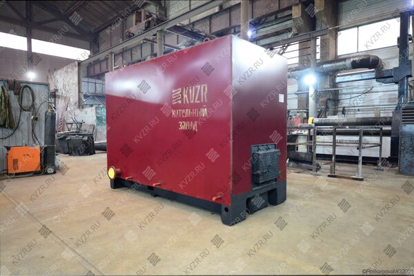 Твердотопливный котел 900 кВт промышленный